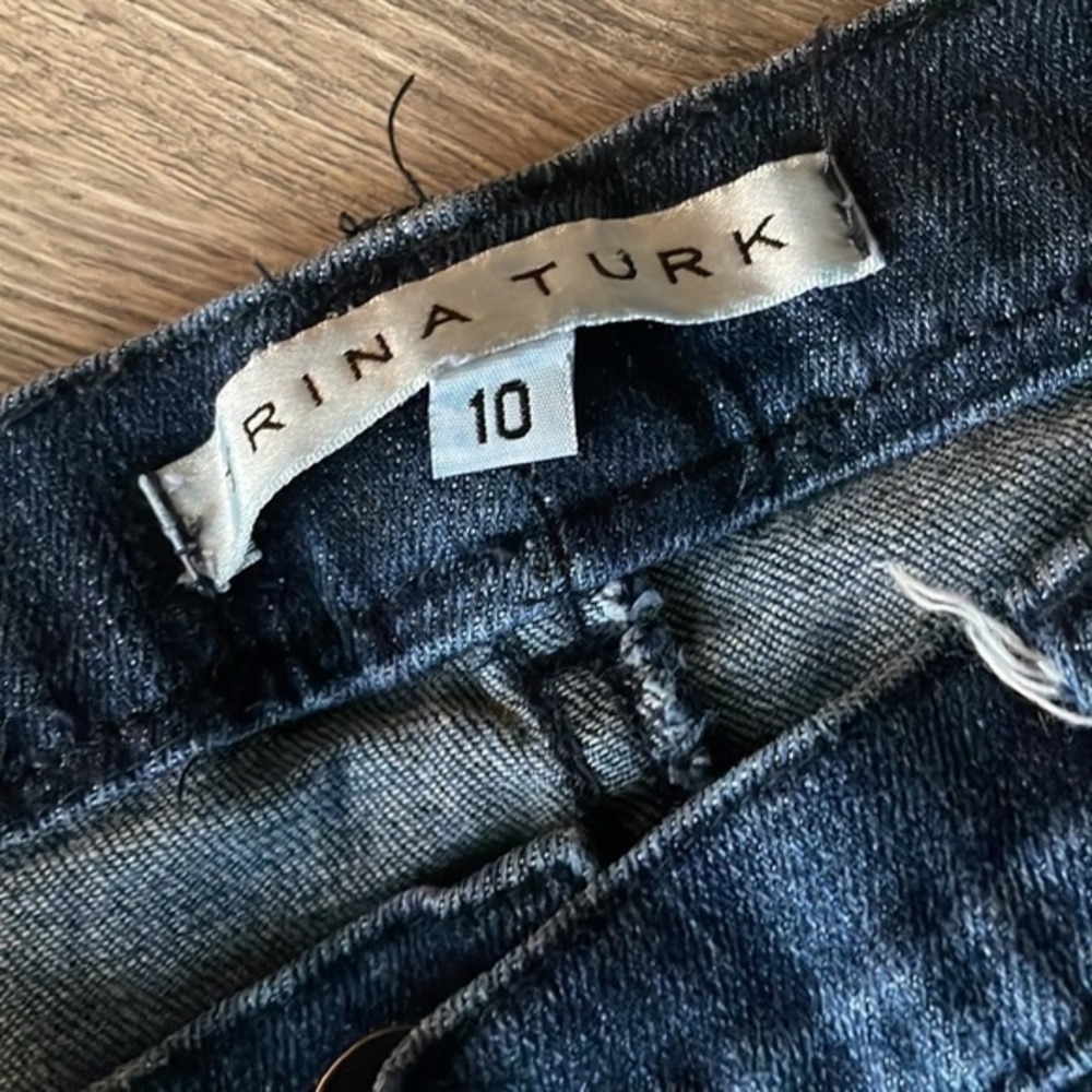 Tina Turk jeans size 10 blue denim jeans - Picture 6 of 6